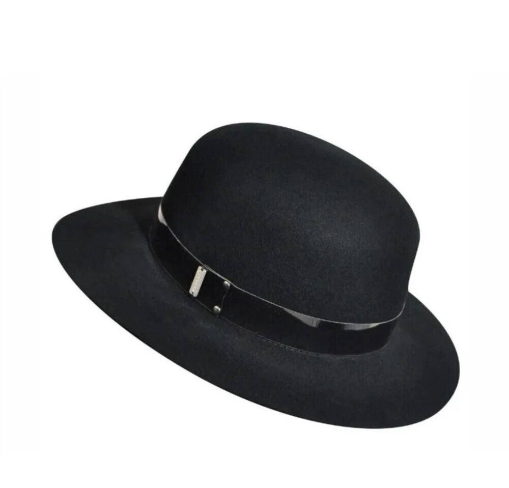 Brand New Kangol Trans Saxon Hat Black Wool K5016ST Size Medium GS